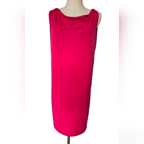 Anne Klein Reversible Black/Hot Pink Dress - Picture 4 of 7